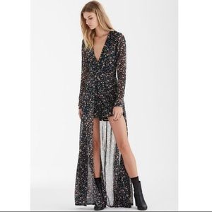 Long Tall Sally Dusty Tulip Maxi Romper